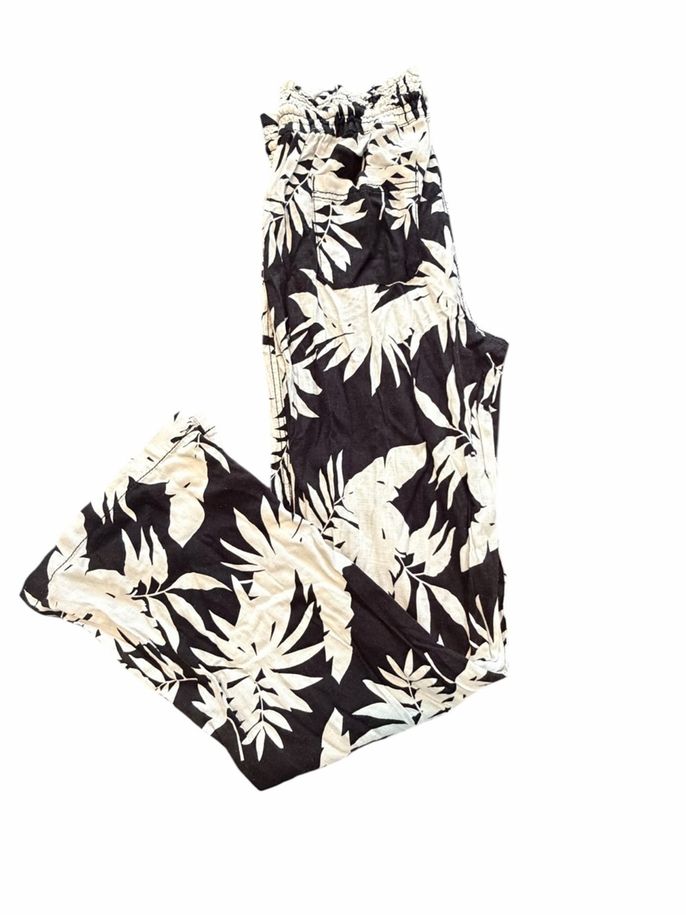 CALI1850 Women's Casual Printed Beach Linen Pants (008) - Picture 3 of 5